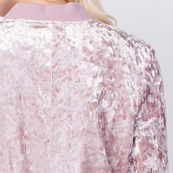 Ashley By 26 International Mauve Velvet Jacket - Picture 7 of 7